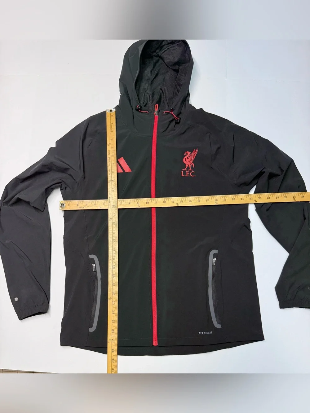 adidas Liverpool FC TIRO 25 Competition VIS Tech Travel Jacket JZ5556 Men’s L